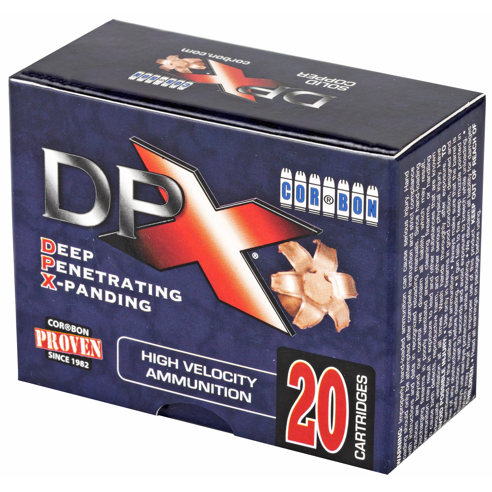 CORBON DPX 9MM+P 115GR BRNS X 20/500