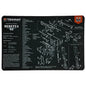 TEKMAT PISTOL MAT BERETTA 92 BLK