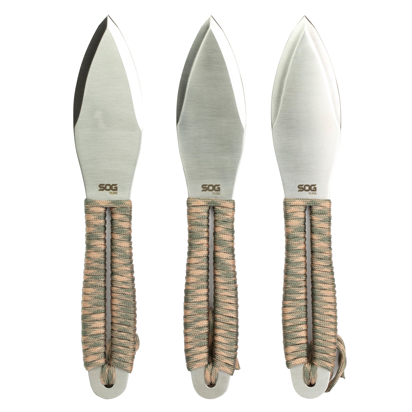 SOG FLING THRWNG KNVS 2.8 3PK W/STH