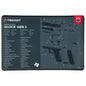 TEKMAT PISTOL MAT FOR GLOCK GEN3